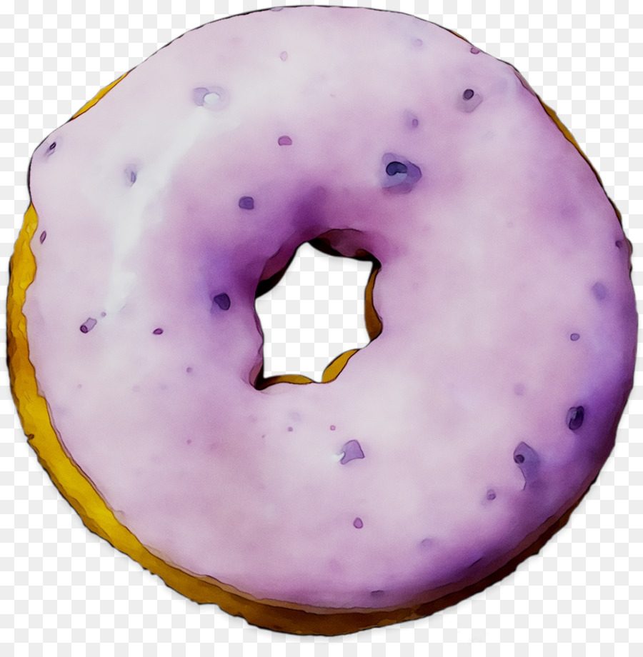 Donut Púrpura，Postre PNG