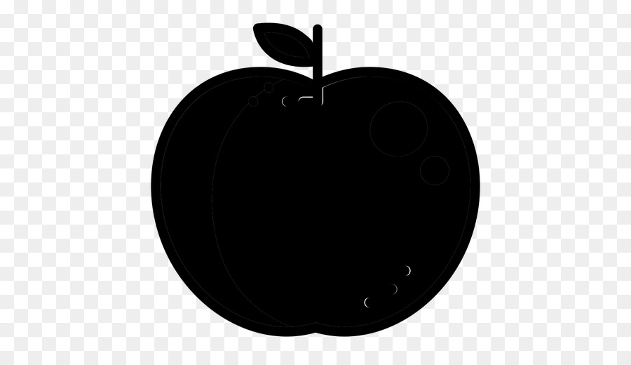 Manzana Negra，Silueta PNG