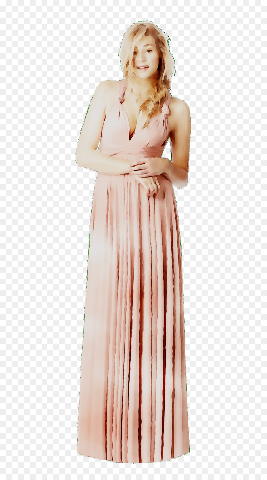 Vestido Rosa，Moda PNG