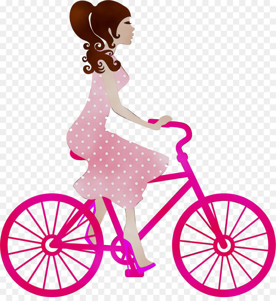 Chica En Bicicleta，Ciclismo PNG