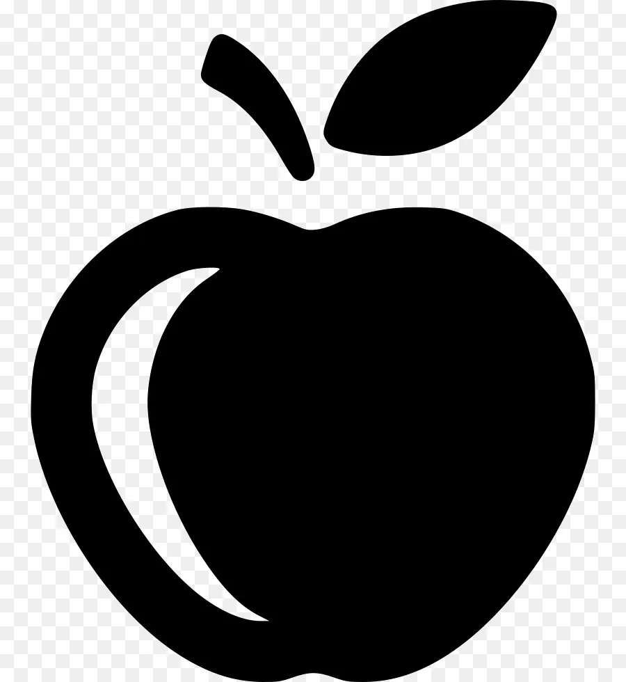 Manzana，Silueta PNG