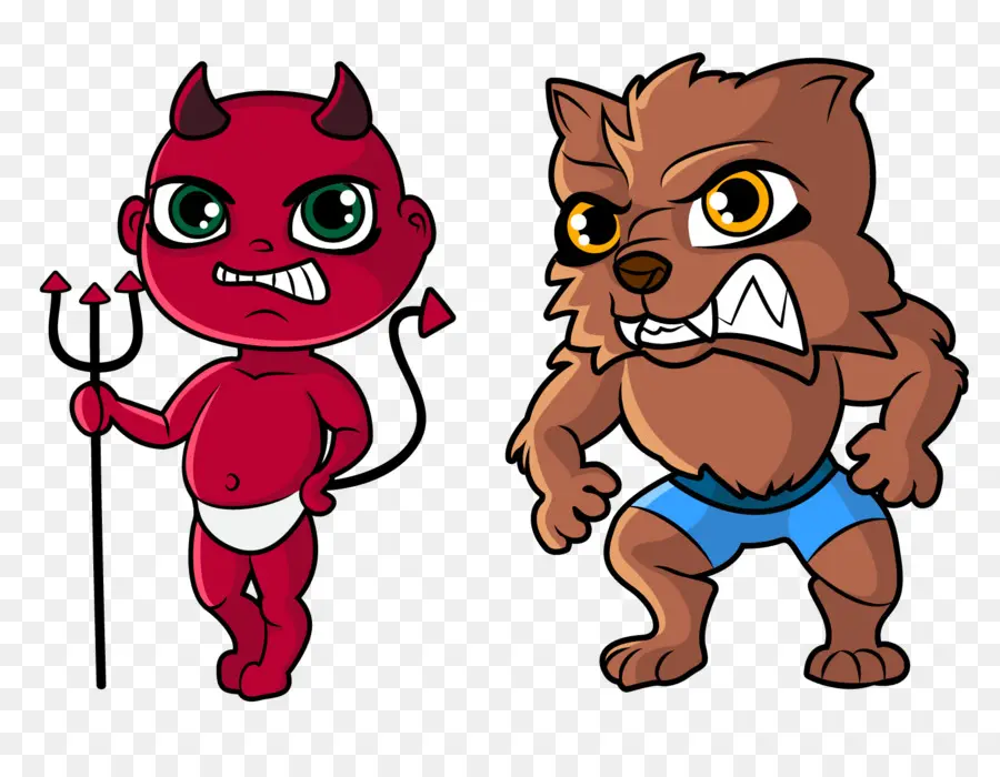 Diablo Y Hombre Lobo，Monstruo PNG