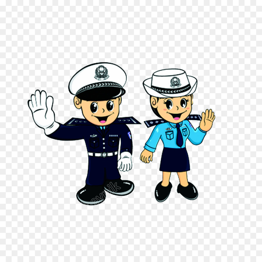 Oficial De Policia，Dibujos Animados PNG