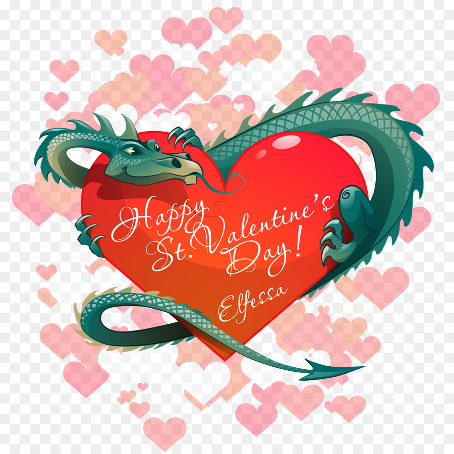 El Día De San Valentín，Dragón PNG