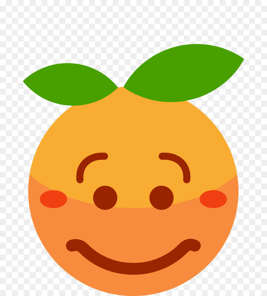 Emoji Naranja，Fruta PNG