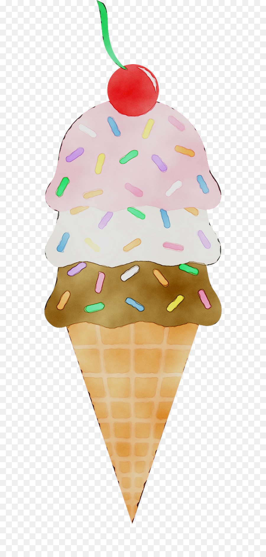 Cono De Helado，Postre PNG