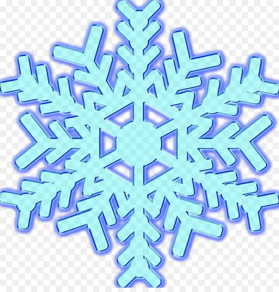 Copo De Nieve Azul，Invierno PNG