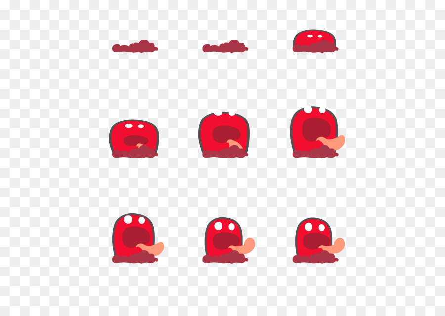 Monstruo，Rojo PNG