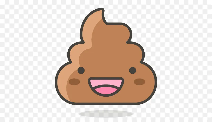 Emoji De Caca Sonriente，Divertido PNG