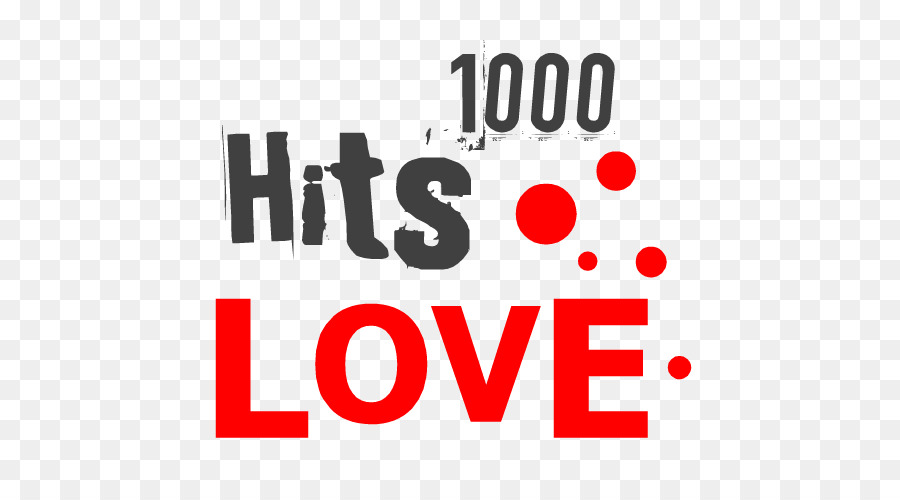 1000 Hits Amor，Logotipo PNG