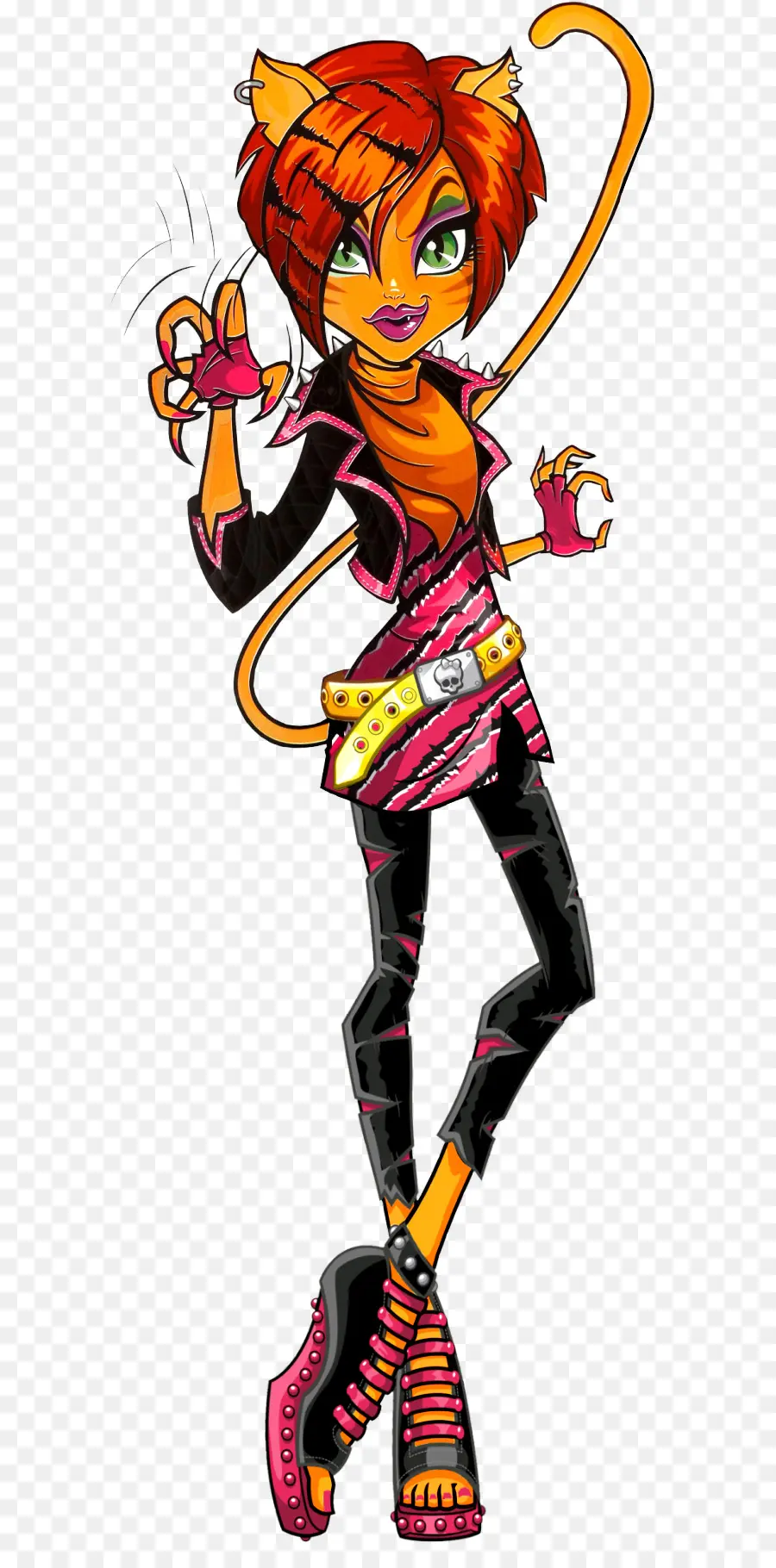 Monster High Freak Du Chic Toralei，Monster High PNG