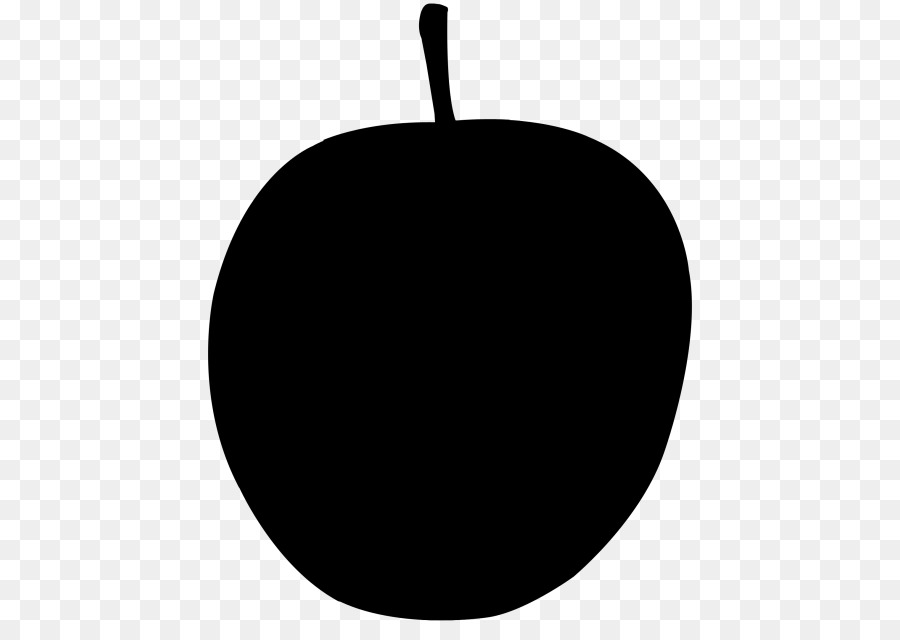 Manzana Negra，Silueta PNG