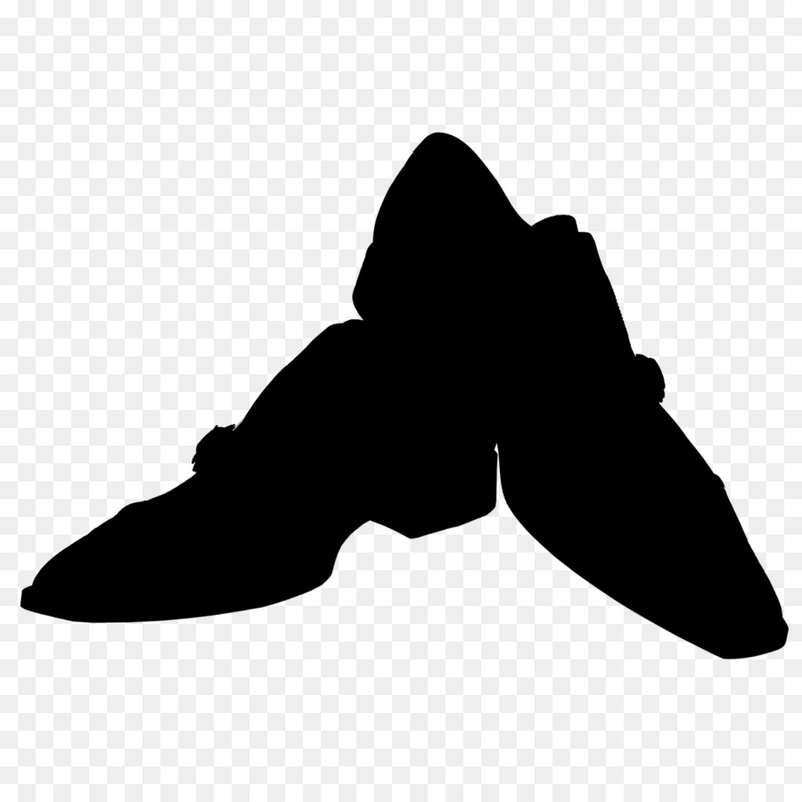 Negro Blanco M，Zapato PNG