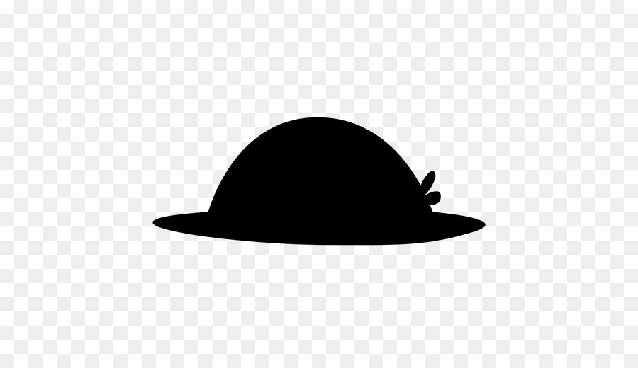 Negro Blanco M，Sombrero PNG