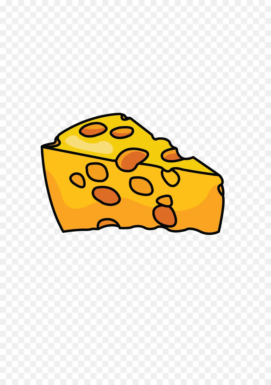 Rebanada De Queso，Lácteos PNG