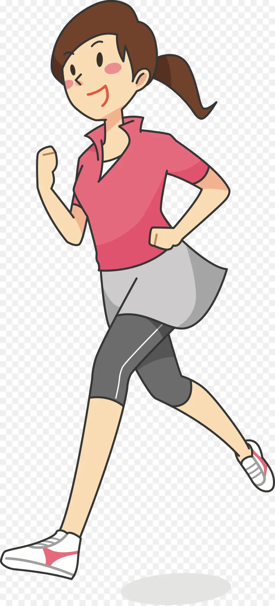 Mujeres Clip，Correr PNG