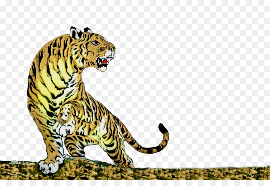 Tigres，Grandes Felinos PNG