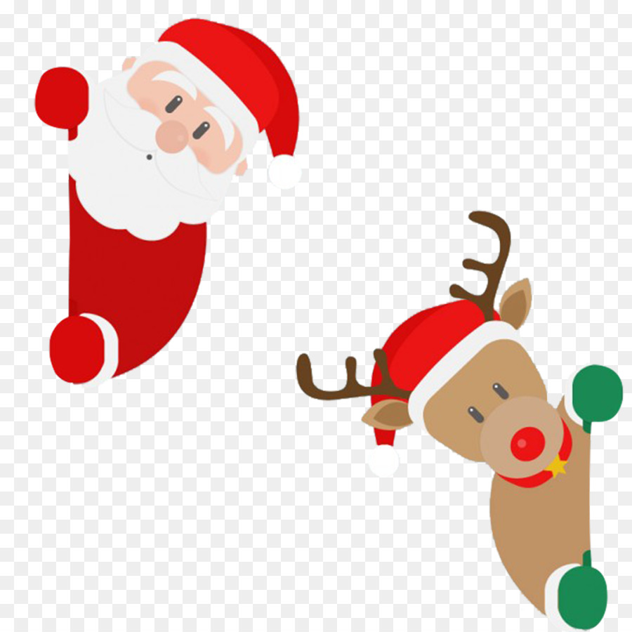 Rudolph，Santa Claus PNG