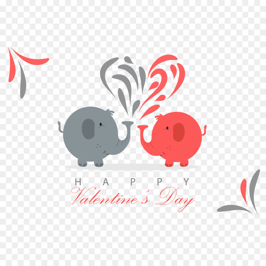 El Día De San Valentín，Elefante PNG