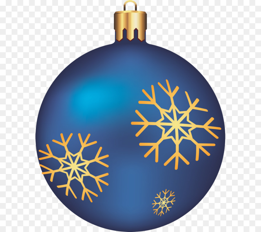 Adorno Azul，Navidad PNG