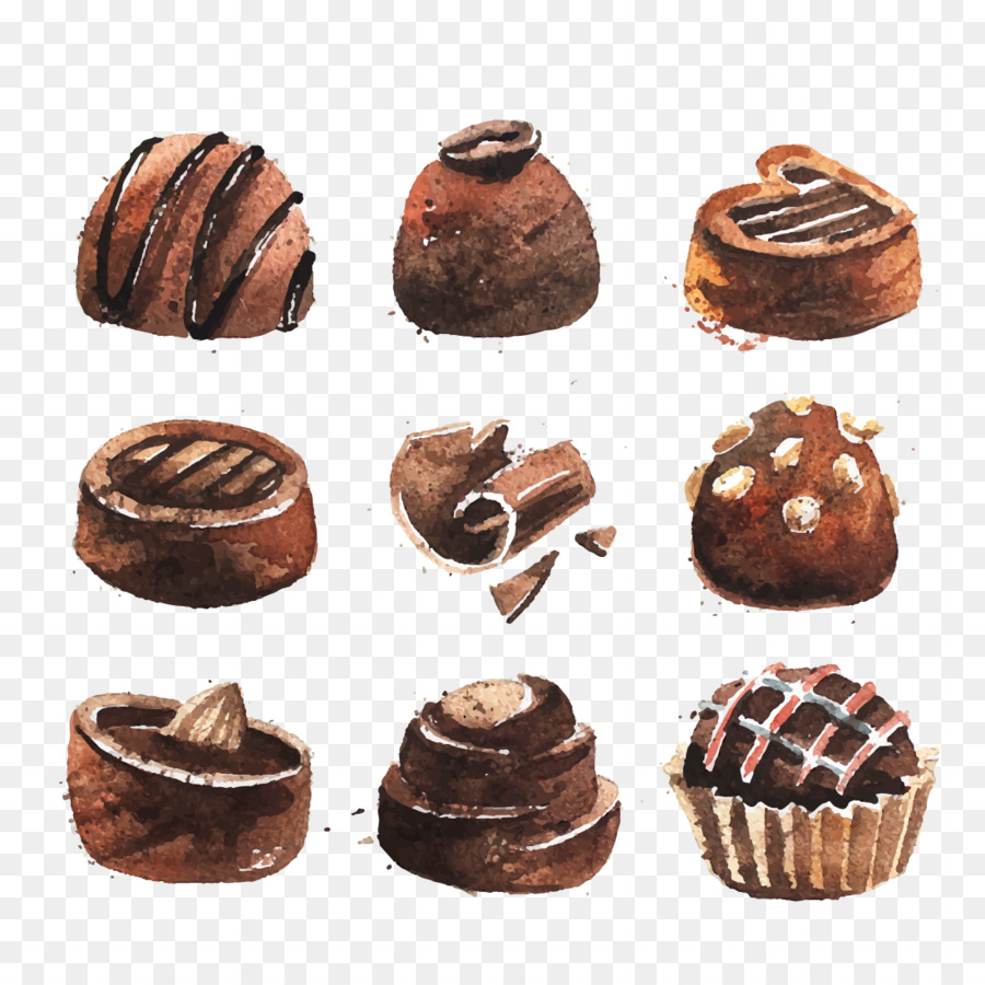 Pastel De Chocolate，Trufa De Chocolate PNG