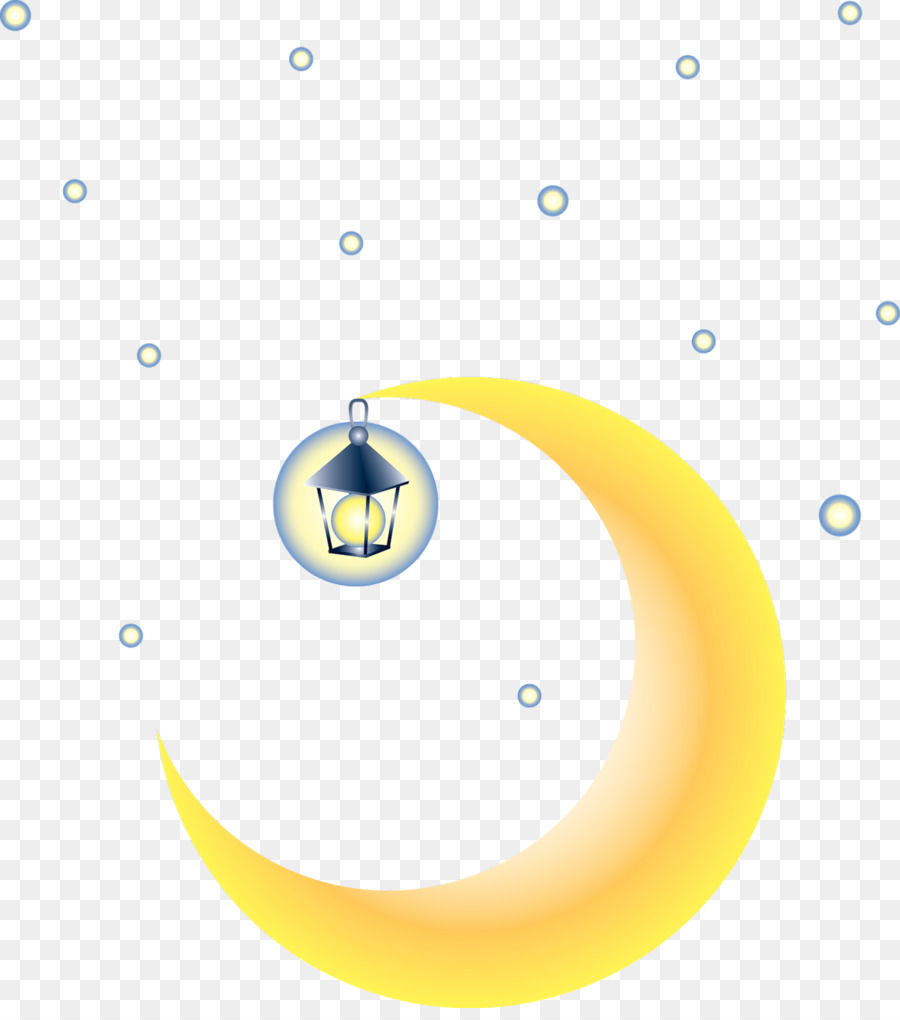 Luna Creciente，Linterna PNG