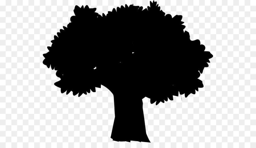 Silueta De Arbol，Planta PNG