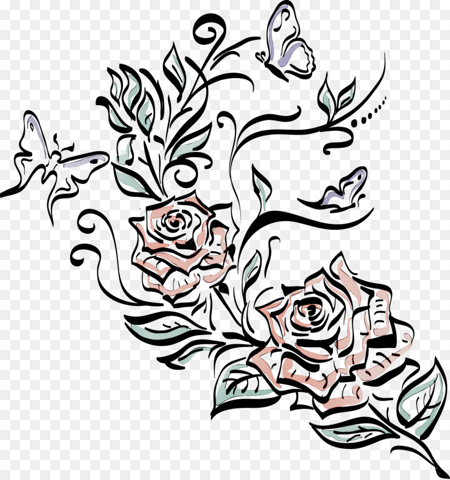 Diseño Floral，Dibujo PNG