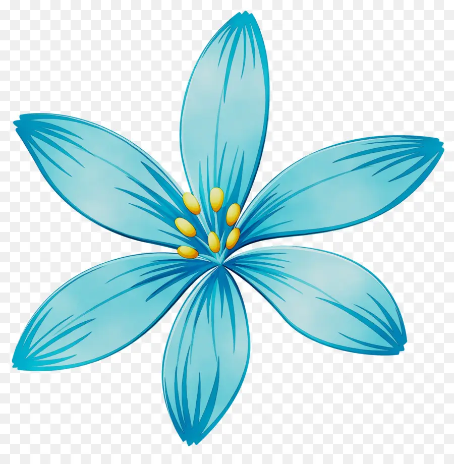 Flor Azul，Flor PNG