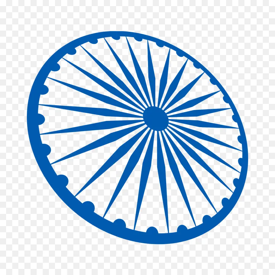 Ashoka Chakra，India PNG