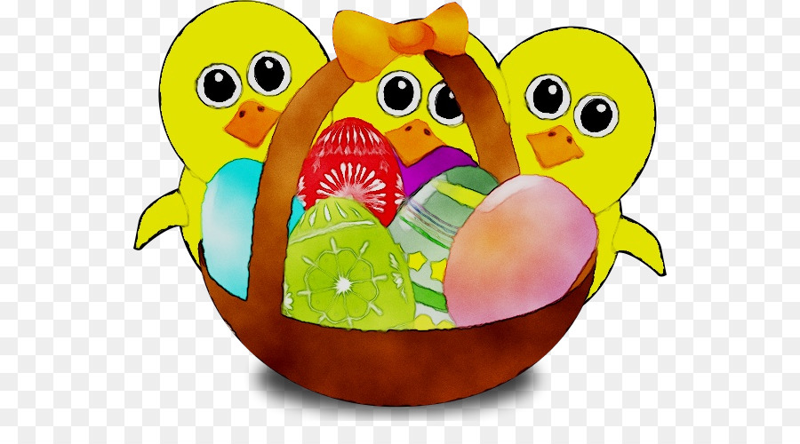 Cesta De Pascua，Pollitos PNG