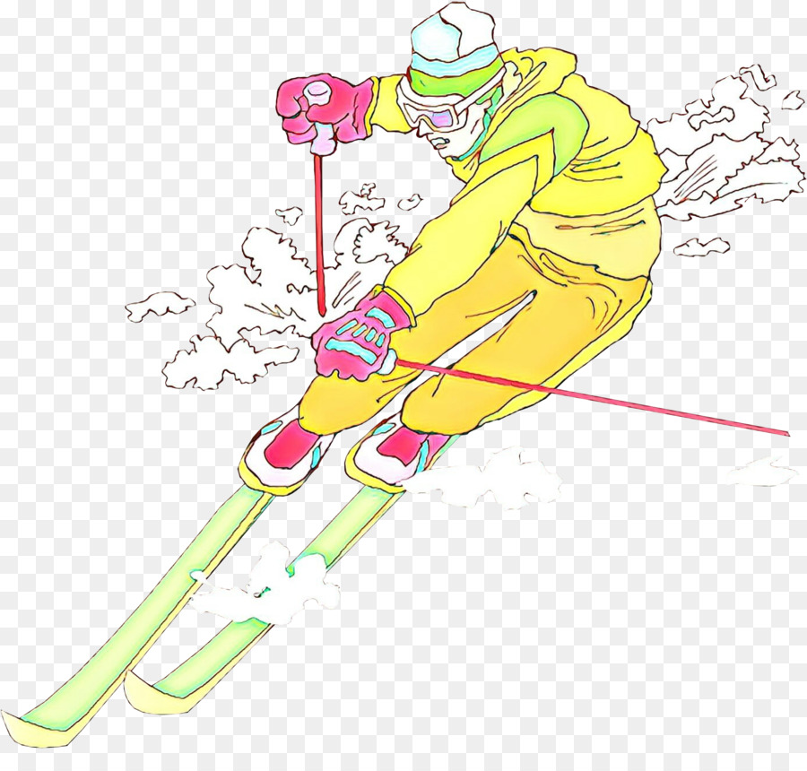 Ski De Postes，Fijaciones De Esquí PNG