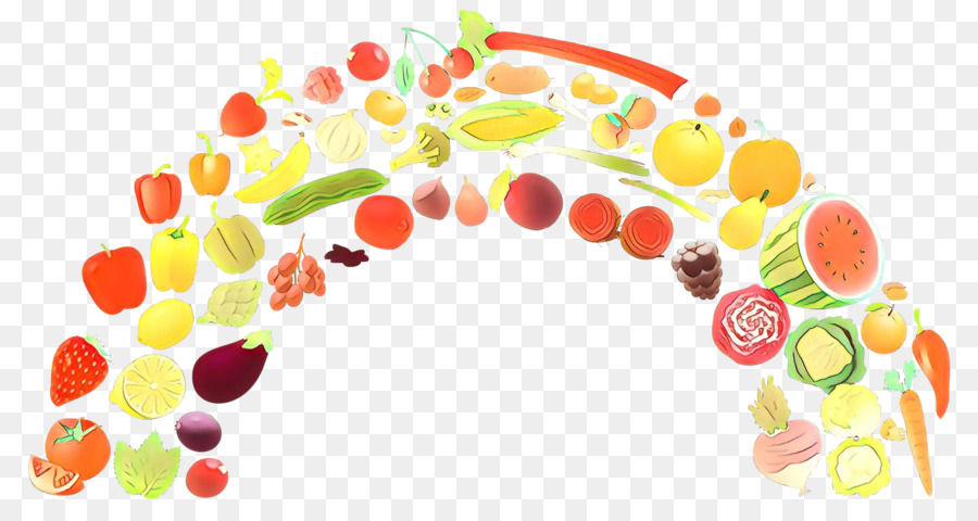 Arcoiris De Frutas，Saludable PNG