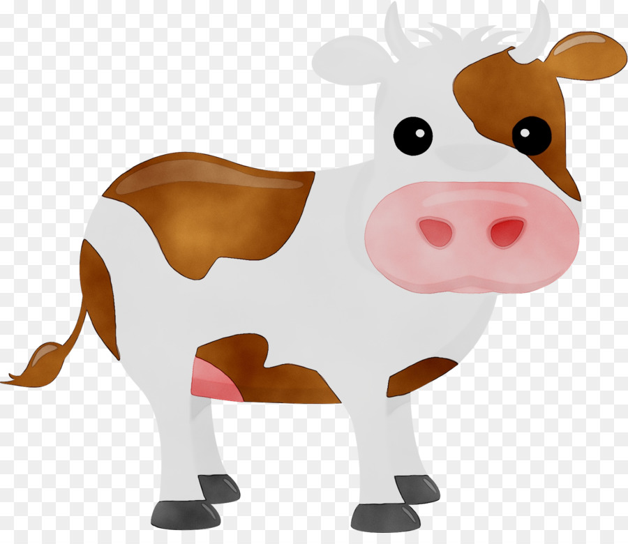 Cara De Vaca De Dibujos Animados，Animal PNG