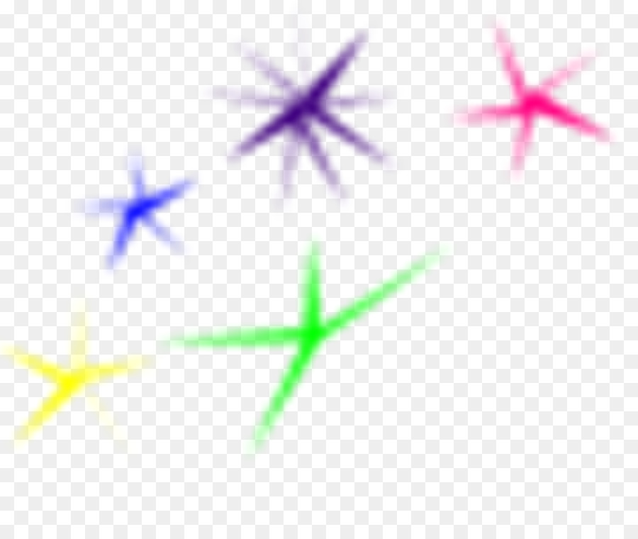 Estrellas Coloridas，Brillar PNG