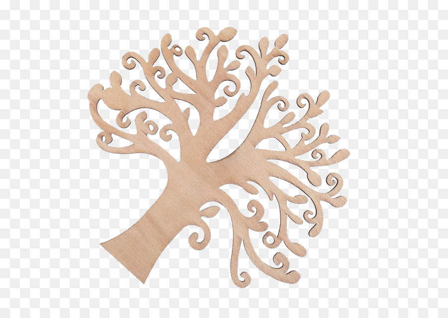 Árbol Decorativo，De Madera PNG