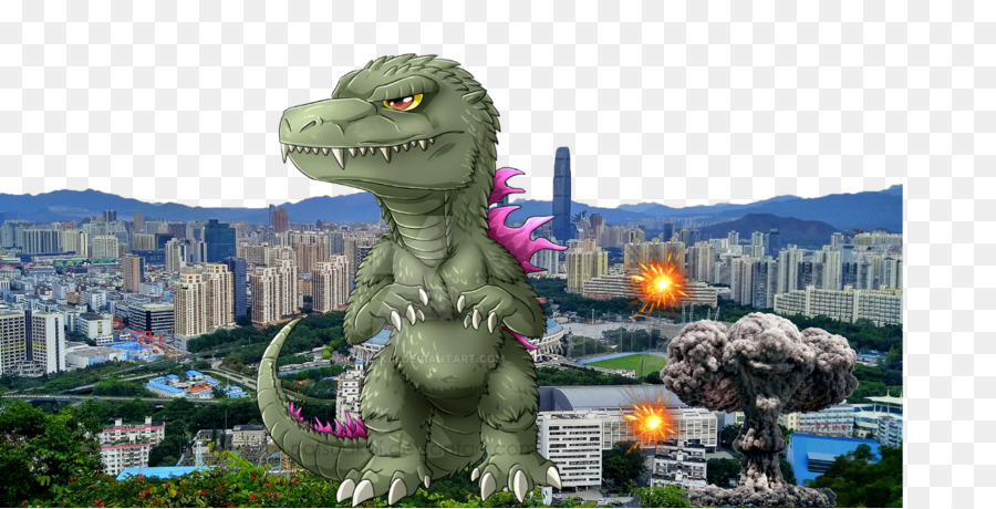 Tiranosaurio，Nube En Forma De Hongo PNG