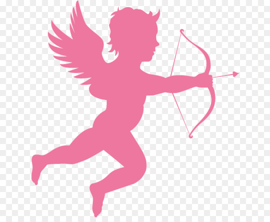 Cupido，Silueta PNG