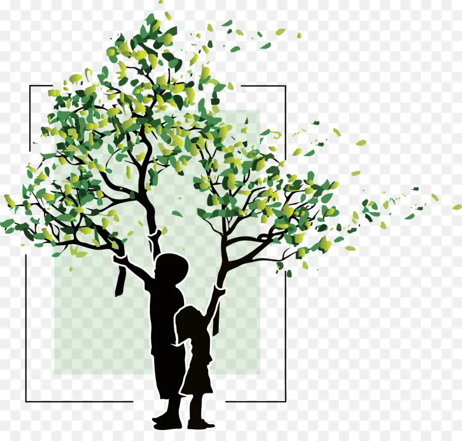 Niños Con Arboles，Niños PNG