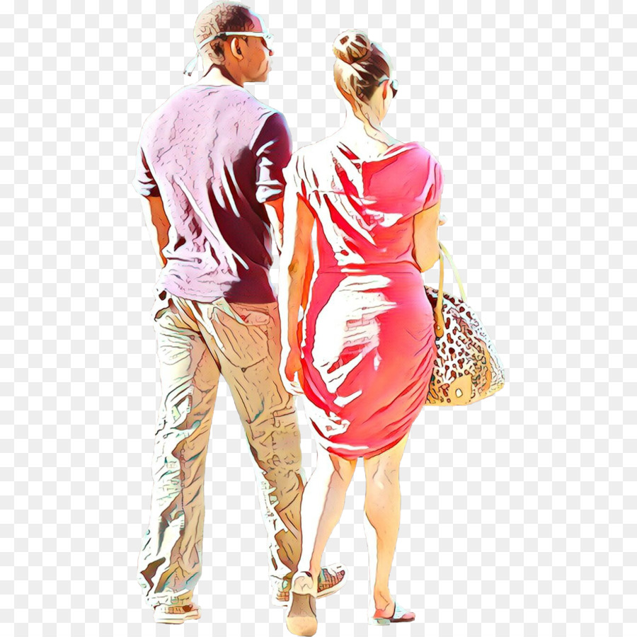 Pareja Caminando，Juntos PNG