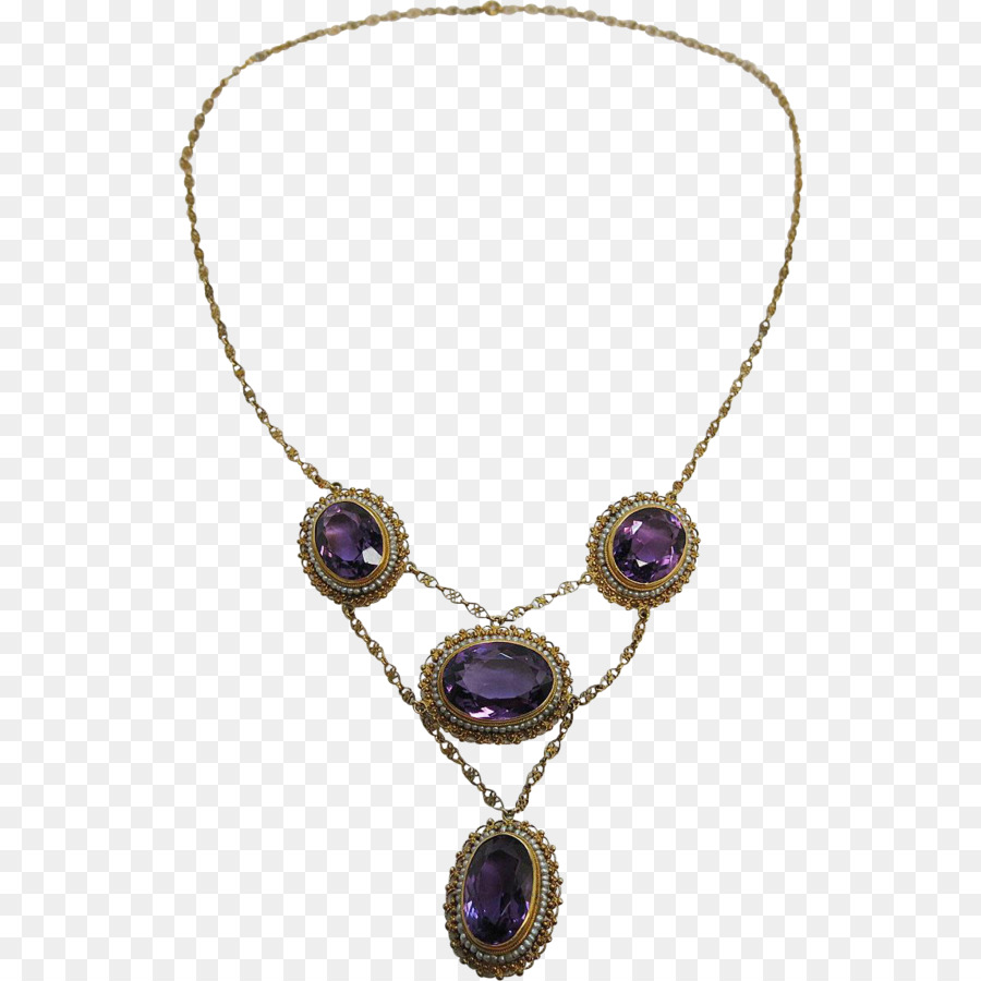 Amatista，Collar PNG