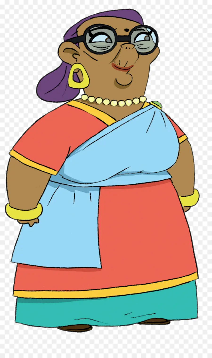 Señora Apu，Serie De Dibujos Animados PNG