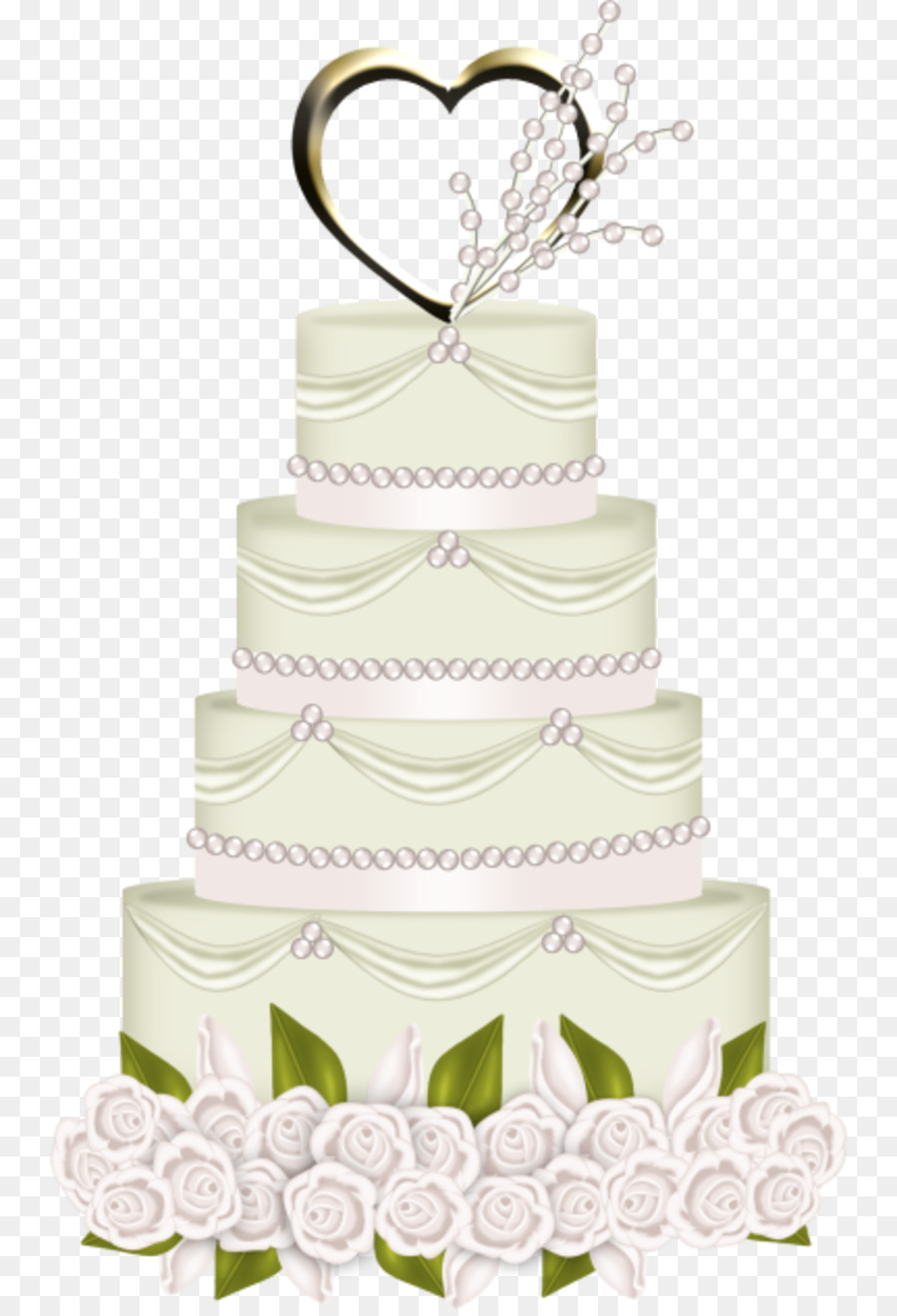 Pastel De Boda，Crema De Mantequilla PNG