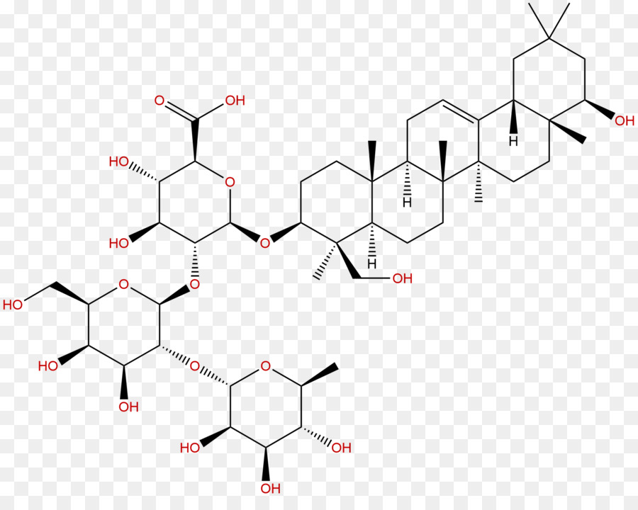 La Glicirricina，Triterpeno PNG