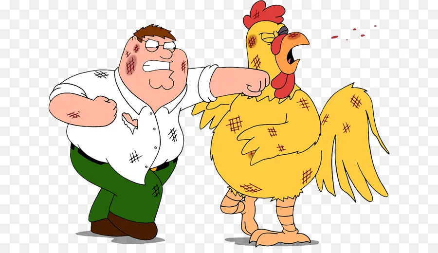 Peter Griffin，Ernie El Gigante De Pollo PNG