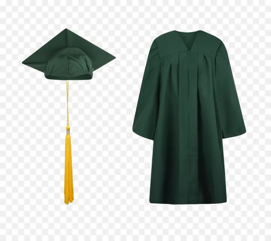 Verde，Académico Vestido PNG