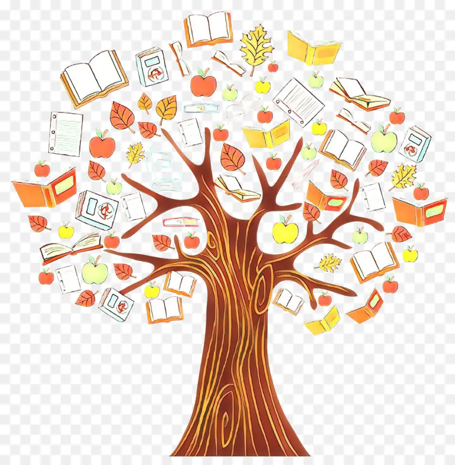 árbol Del Libro，Libros PNG