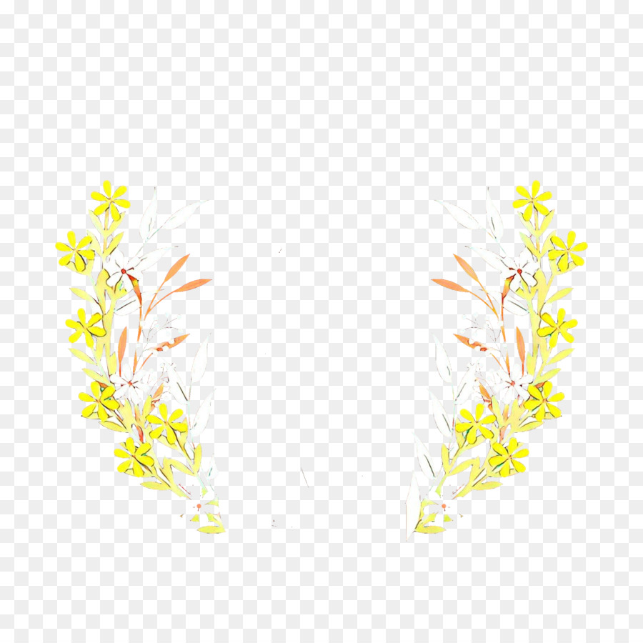 Corona De Flores，Amarillo PNG