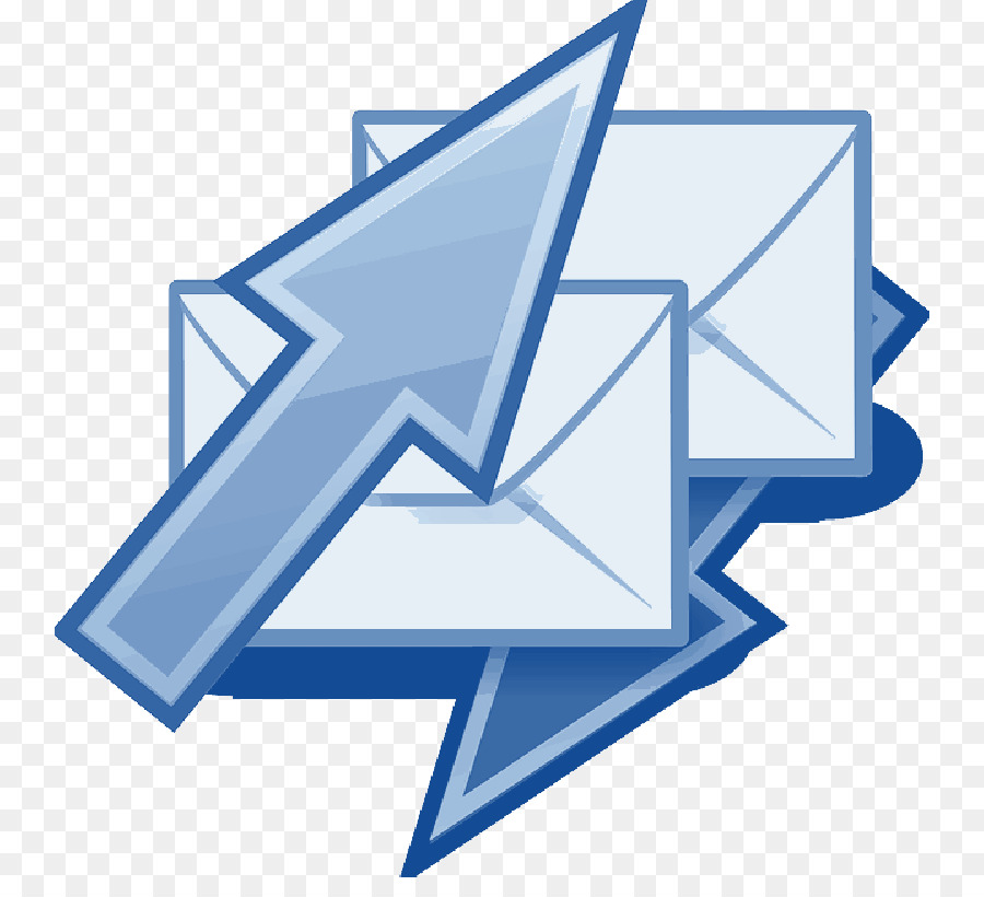 Sobres Azules，Correo PNG