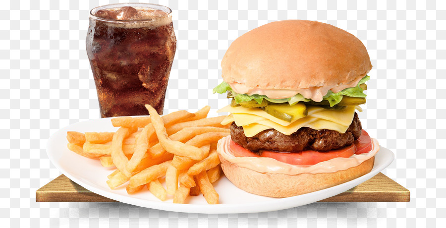 Las Papas Fritas，Hamburguesa Con Queso PNG